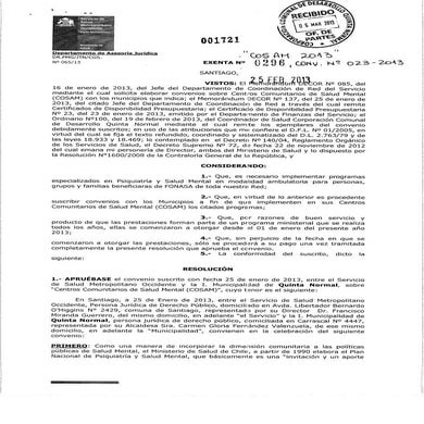 Convenio nº 023   res. ex. nº 0296 - cosam 2013
