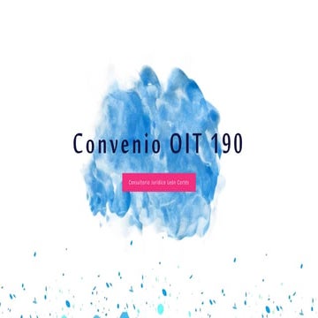 Convenio OIT 190