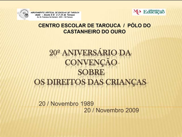 ConvençãO Dos Direitos Das CriançAs