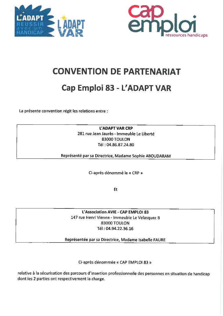 exemple lettre de partenariat