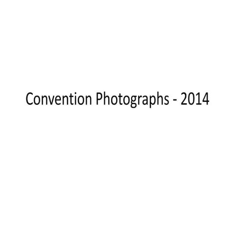 Convention photographs   2014