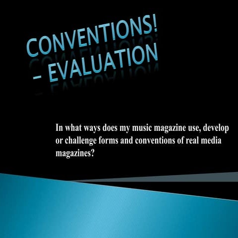 Conventions - evaluation