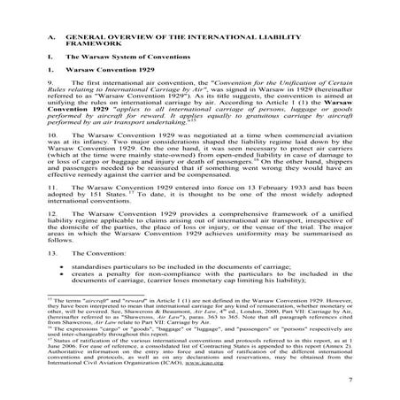 Civil Aviation Conventions | PPT