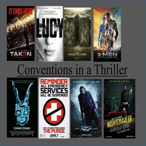 Conventions in a thriller