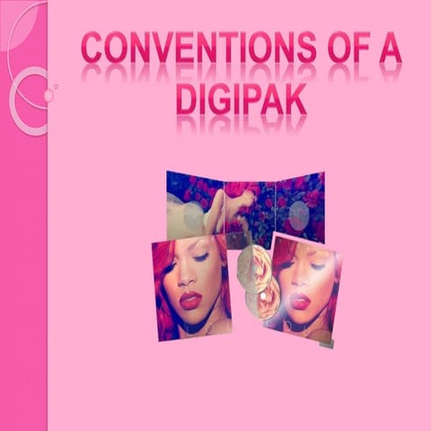 Conventions Of A Digipak
