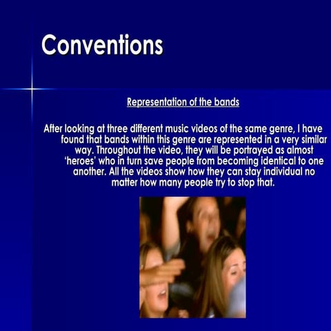 Conventions Of Music Videos