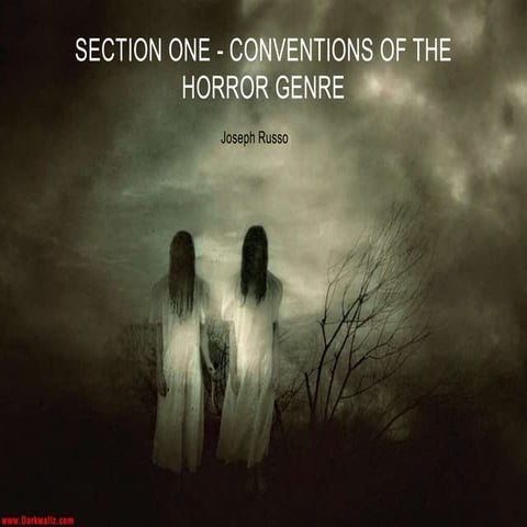 Conventions of the horror genre