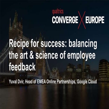 Recipe for success: balancing the art & science of employee feedback
