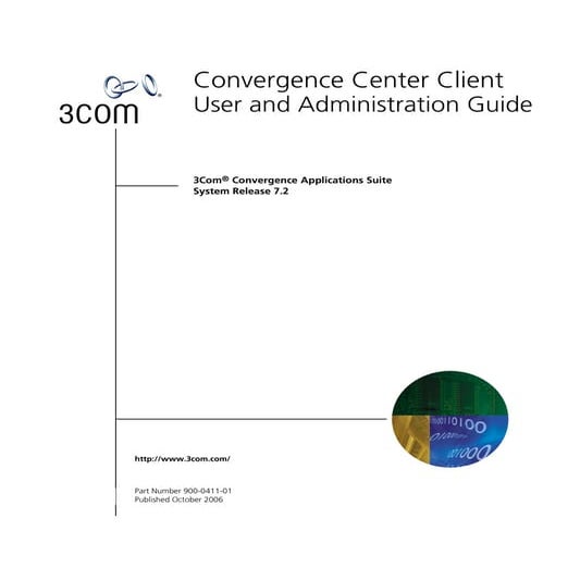 3com_Convergence center client_7.2_user_guide 