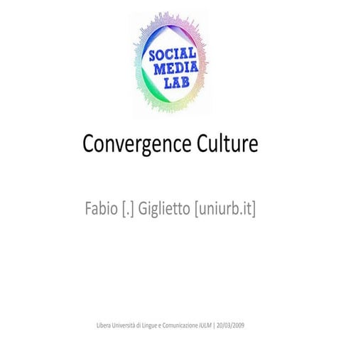 Convergence Culture