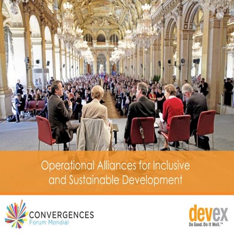 Convergences World Forum 2013 - Key Lessons