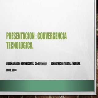 Convergencia power point