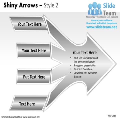 Converging arrows power point slides and ppt diagram templates 