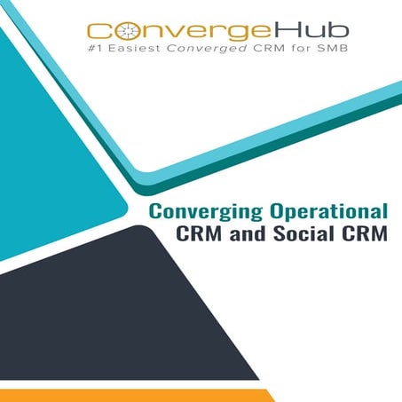 Converging operational crm and social crm