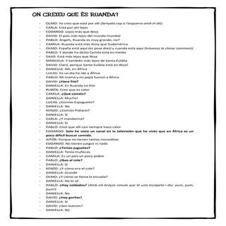 Conversa   on creieu que és ruanda