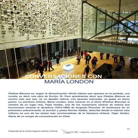 Conversaciones con María London