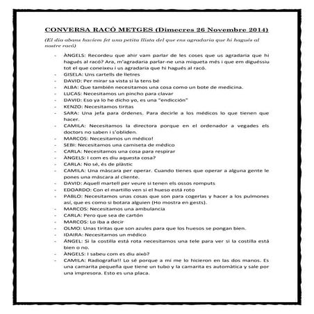 Conversa Racó Metges