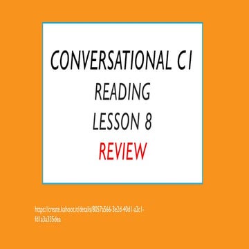 Reading Lesson #8) daily routine  — копия.pptx