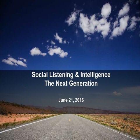 The Future of Social Intelligence and Sentiment Analysis