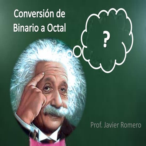 Conversión de binario a octal