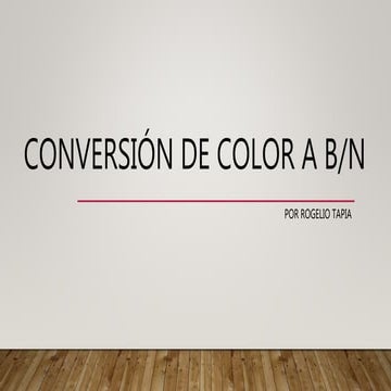Conversión de color a b