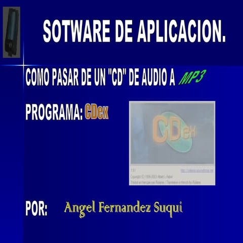 conversio de un CD de audio a MP3