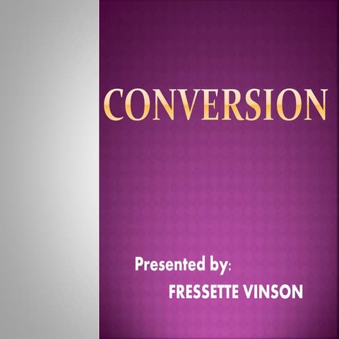 Conversion (LOGIC)