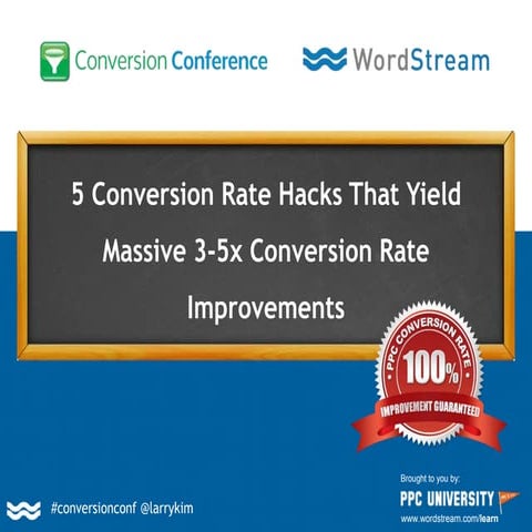 5 Conversion Rate Hacks That Yield Massive 3-5x Conversion Rate Improvements ...