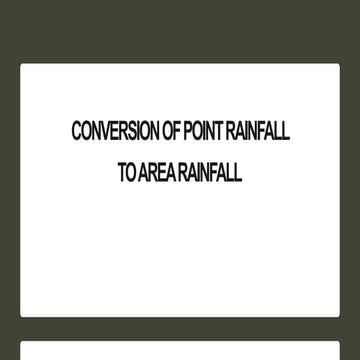 Rainfall measurement methods | PPTX