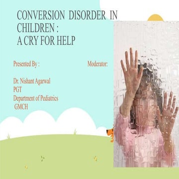 Conversion  disorder  in children