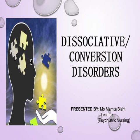 Conversion disorders