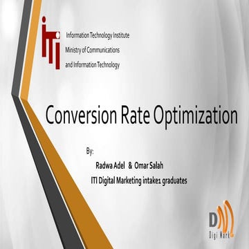 Conversion Rate Optimization Workshop | PPT