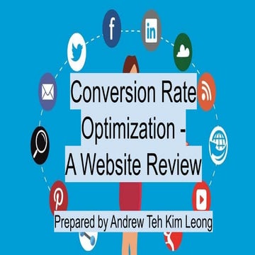 Conversion rate optimization   a website review