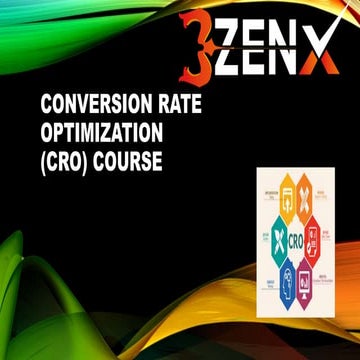 Conversion Rate Optimization Course training in Hyderabad | PPTX