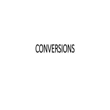 Conversionsconstants Pptx