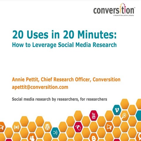 Research with Social Media Data