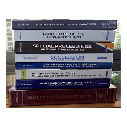 Law Books of Atty. Alvin Claridades as of 2017 | PDF