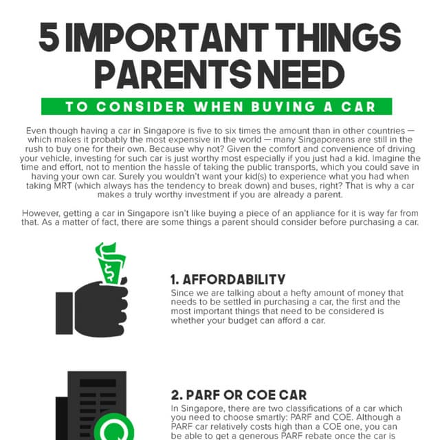 5 Important Things Parents Need to Consider when Buying a Car