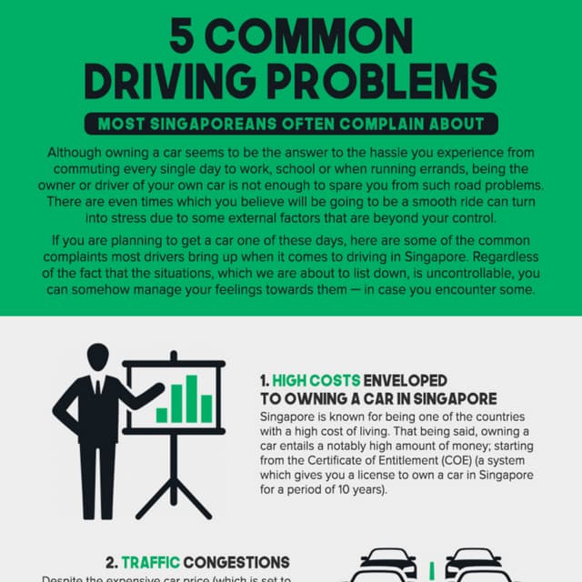 5 Common Driving Problems Most Singaporeans Often Complain About