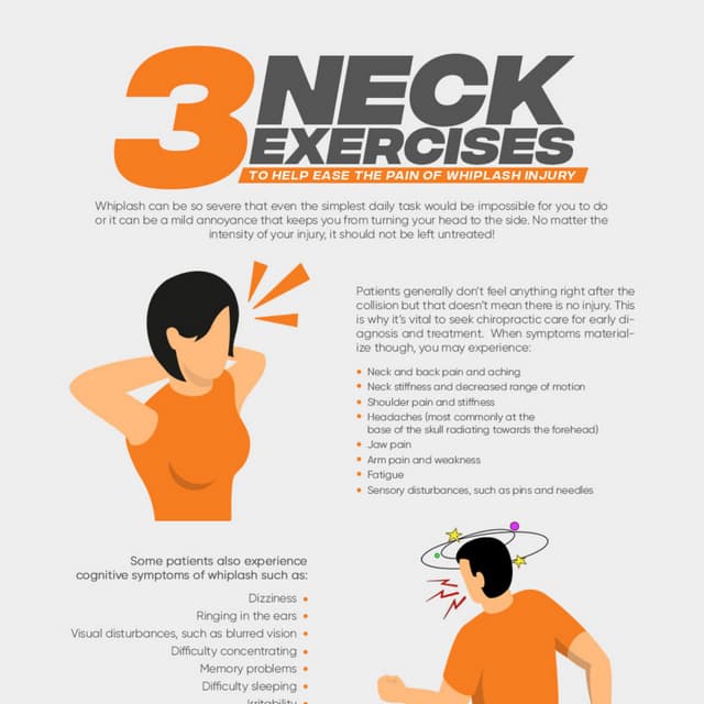 3 Neck Exercises To Help Ease The Pain Of Whiplash Injury