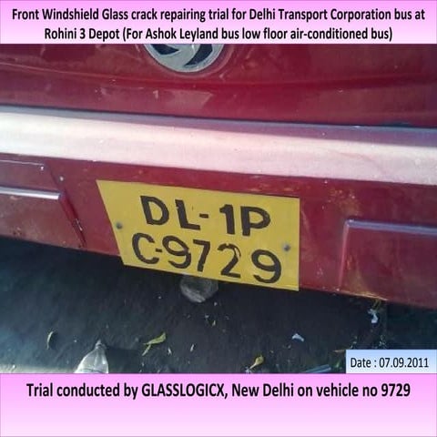 Windshield crack repair