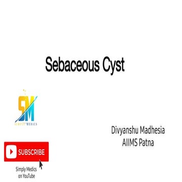 sebaceous cyst