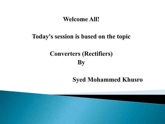 Converters