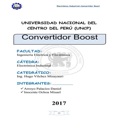 Convertidor boost