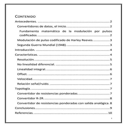 Convertidor digital analógico