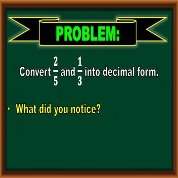 Converting forms of rational numbers | PPTX