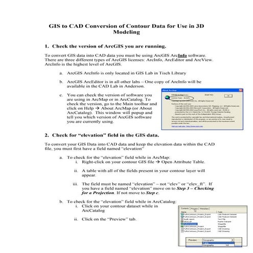 Converting gis contours_to_cad