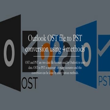 MailsDaddy Outlook OST to PST converter.pptx