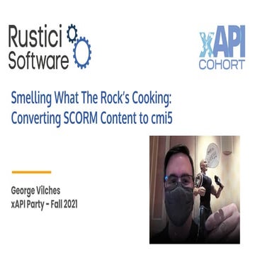 Smelling what The Rock's cooking: Converting SCORM content to cmi5