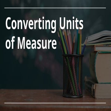 Unit conversion is essential for comparing measurements in different systems,...